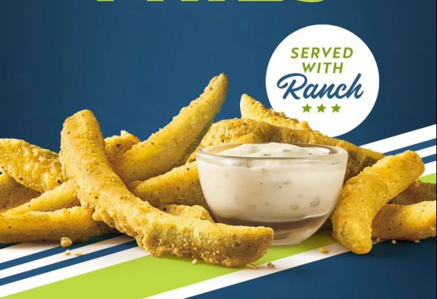 Sonic Pickle Fries with ranch