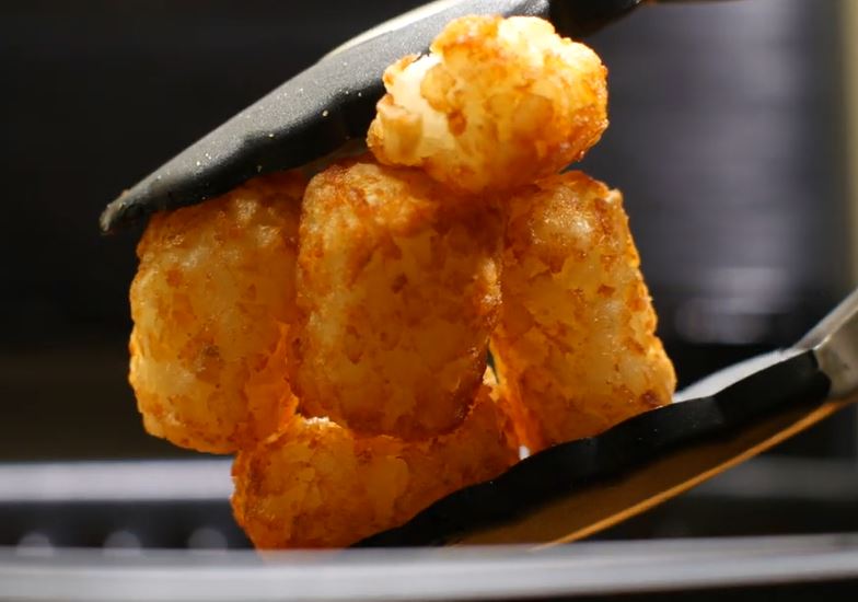 frying frozen tots