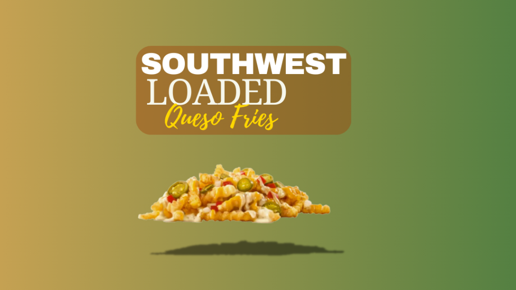 Southwest loaded queso fries