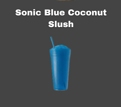 Sonic Blue Coconut Slush