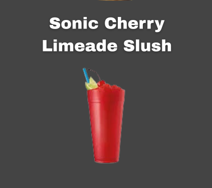 Sonic Cherry Limeade Slush