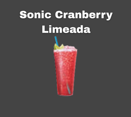 Sonic Cranberry Limeada