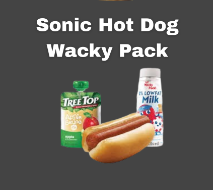 Sonic Hot Dog Wacky Pack
