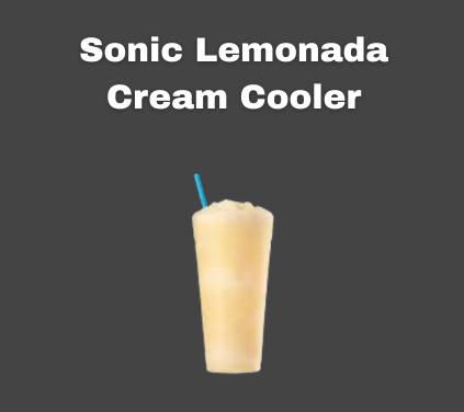 Sonic Lemonada Cream Cooler