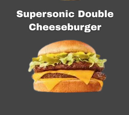 Sonic Quarter Pound Double Cheeseburger