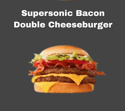 Supersonic Bacon Double Cheeseburger