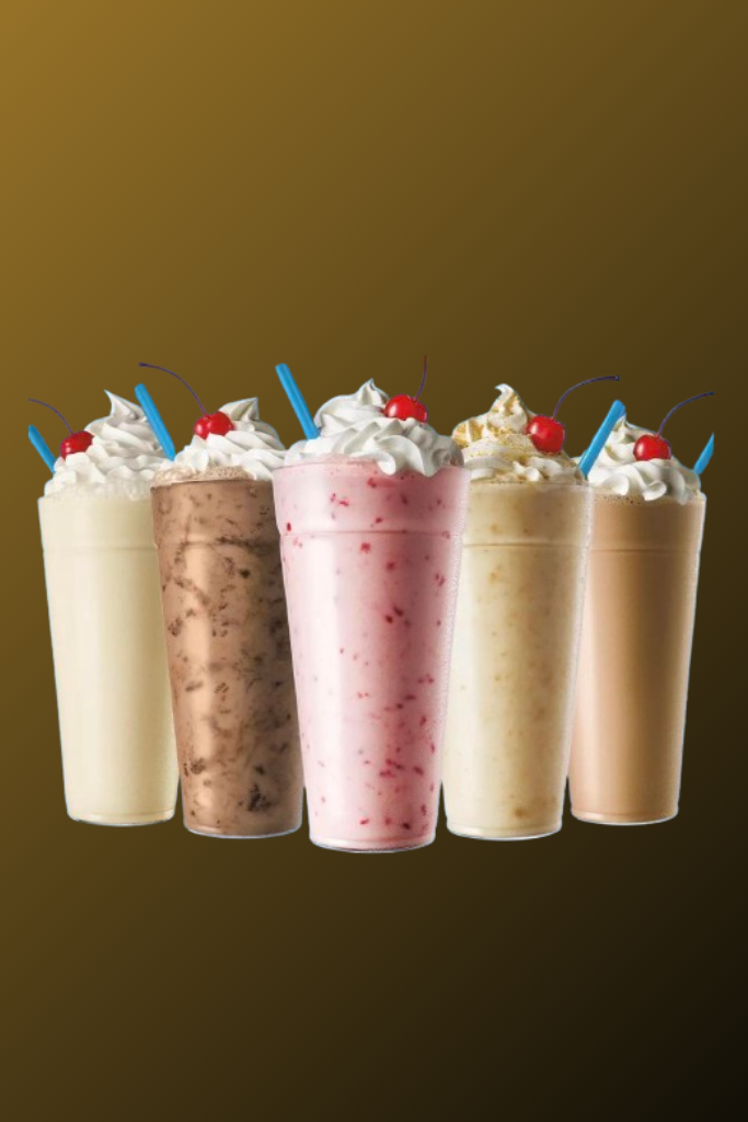 sonic classic shake menu